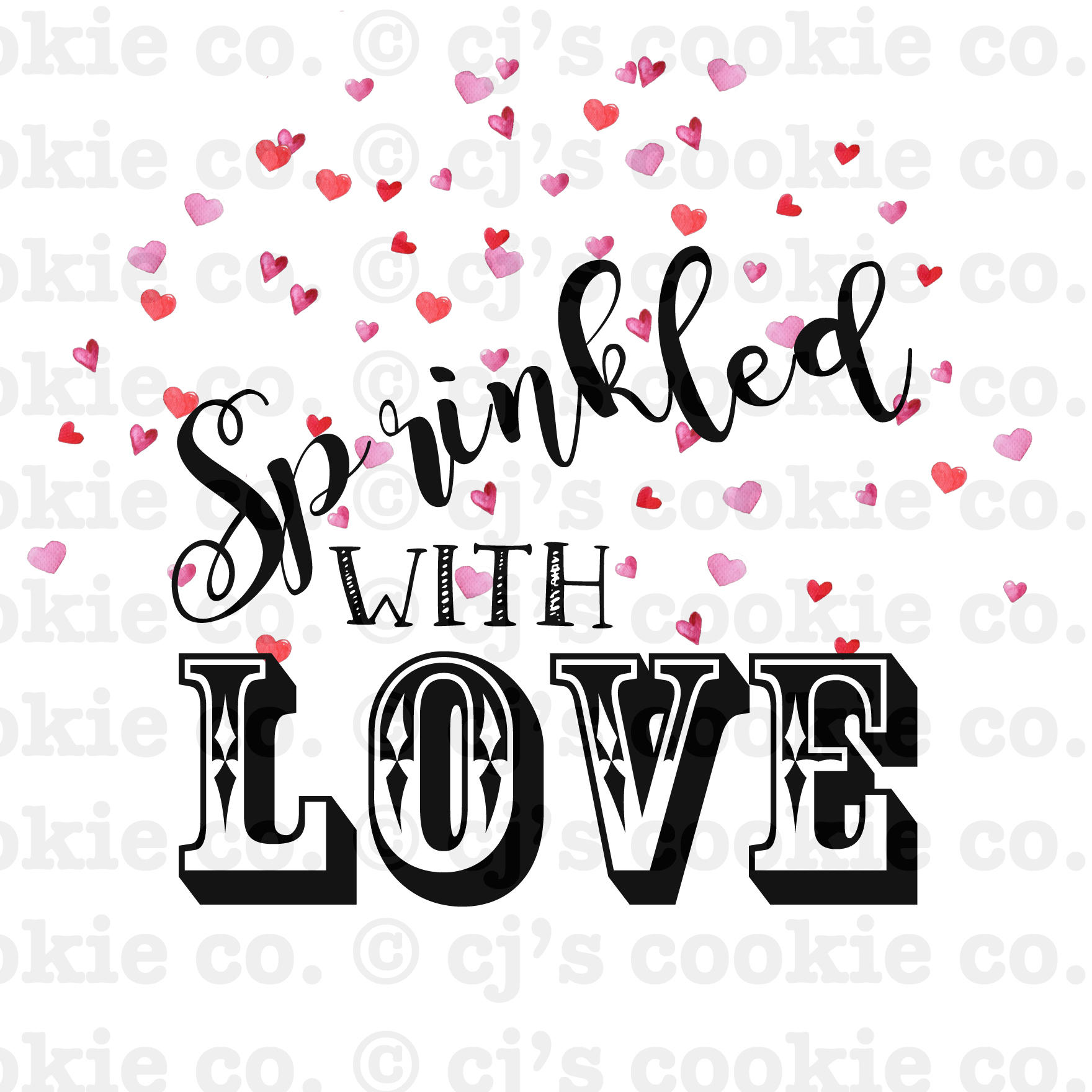 Sprinkled with Love Printable Valentine Tags