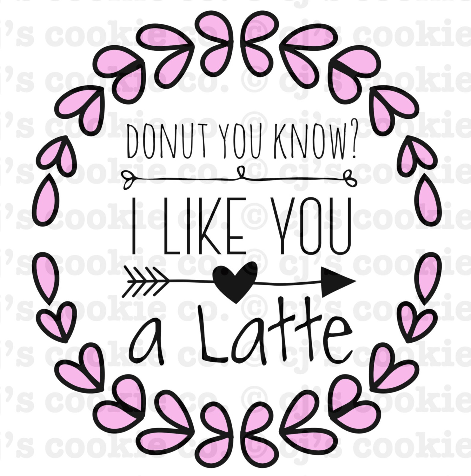 Donut You Know I Love or Like You A Latte Printable Tags | Etsy