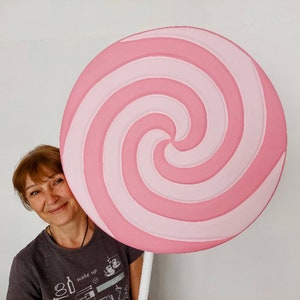 Candy lollipop prop centerpiece Candyland party Candy shop Baby Sweet one birthday