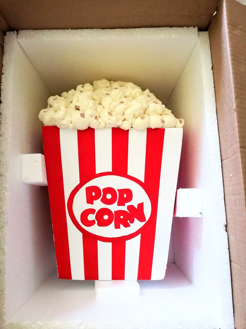 19'' Giant Popcorn Box for Greeting Cards L 50 cm Etsy