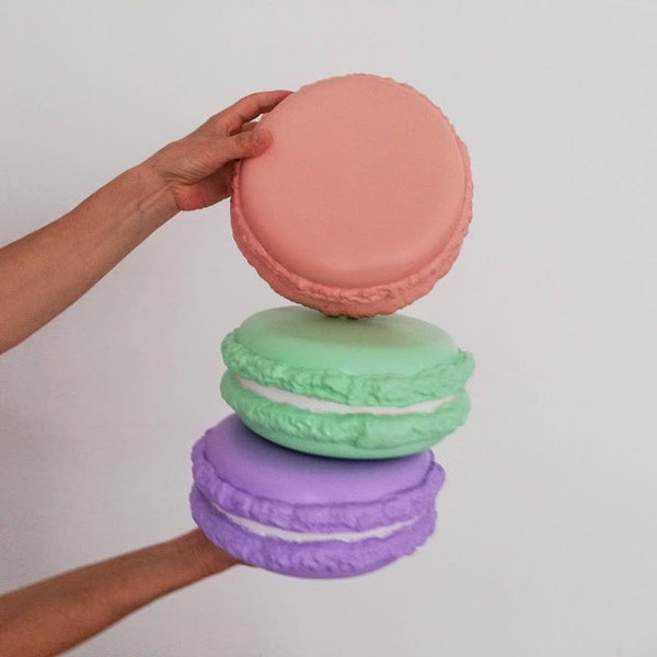 9"Macaron géant, accessoires de décoration de fête Candyland, décoration d’affichage de vitrine, grands accessoires de bonbons de premier anniversaire, accessoire de magasin de bonbons