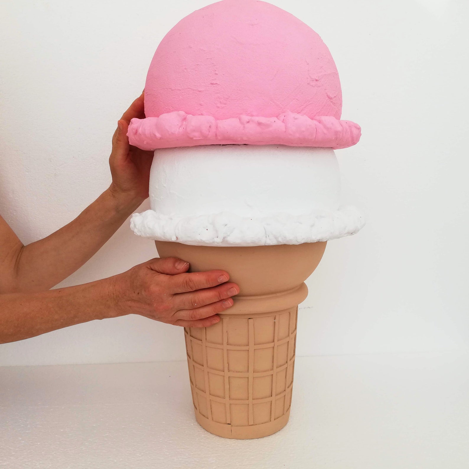 22 Giant Ice Cream Cone Prop Huge Sweet Prop for Etsy