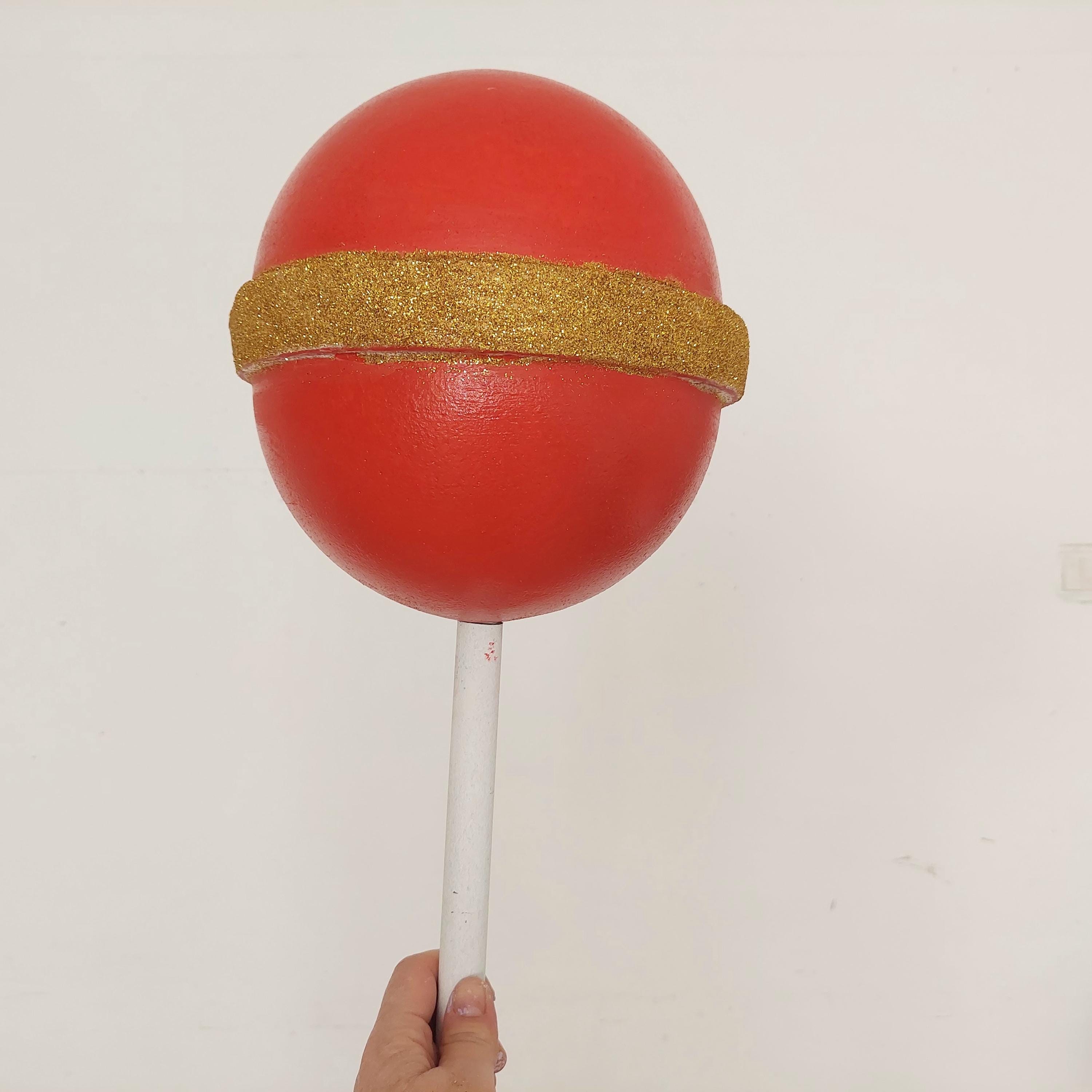 Large fake lollipop