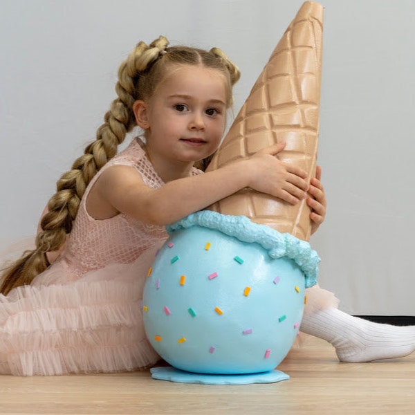 Giant Ice Cream Cone Etsy