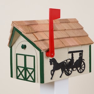 Amish Barn Style Mailbox