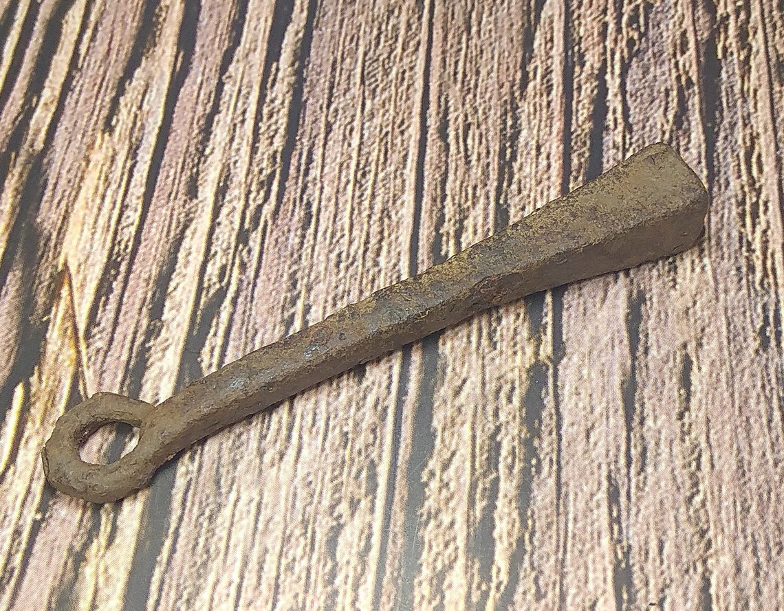 Ancient artefact iron tool making fire 1113 century Viking Etsy