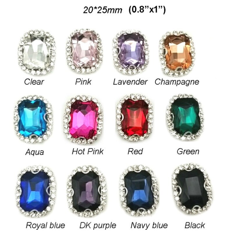 20x Rhinestone Pearl Embellishment DIY Flatback Center Craft Girls Hair Bows