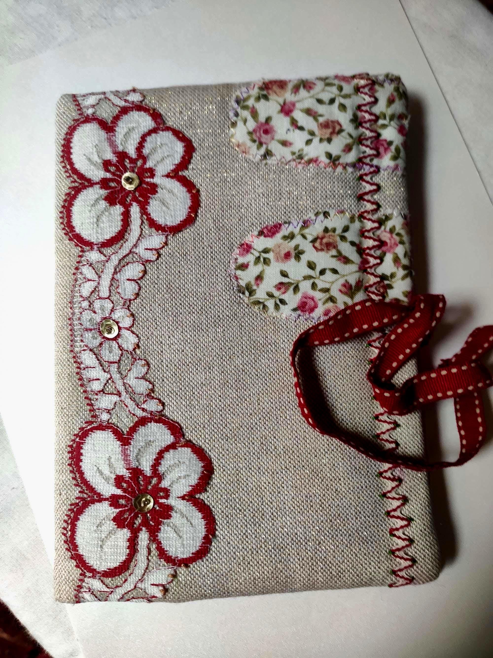 Etsy - Intemporelcreations Brun Trousse Couture Voyage, Lin Pailleté, Idée Cadeau Pour Elle