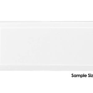 Peel and Stick White 3 in. x 6 in. Glossy Beveled Glass Subway Wall Tile , 10.5 Sq. ft. per box 84 pcs per box image 5