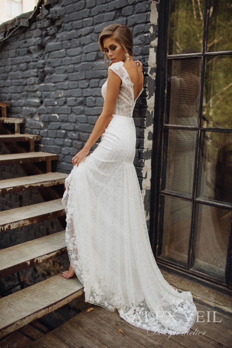 Shiny Wedding Dresses