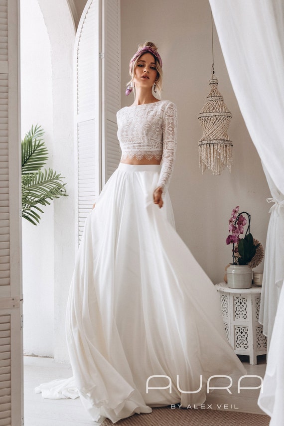 two piece bridal