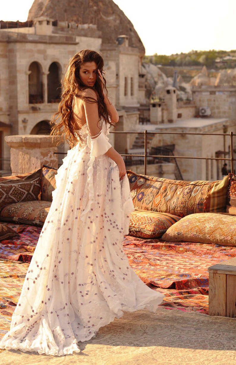 Wedding Dresses with Color Pink