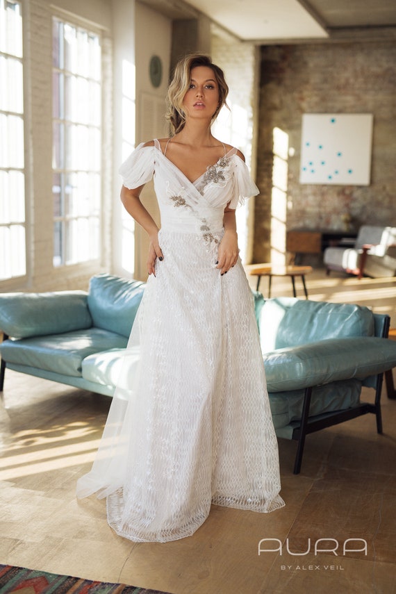 Wedding Dress Aurora Etsy