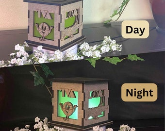 Loki Light Up Box | 5 inch cubed Nerdy Shelf Decor | Bedside Light