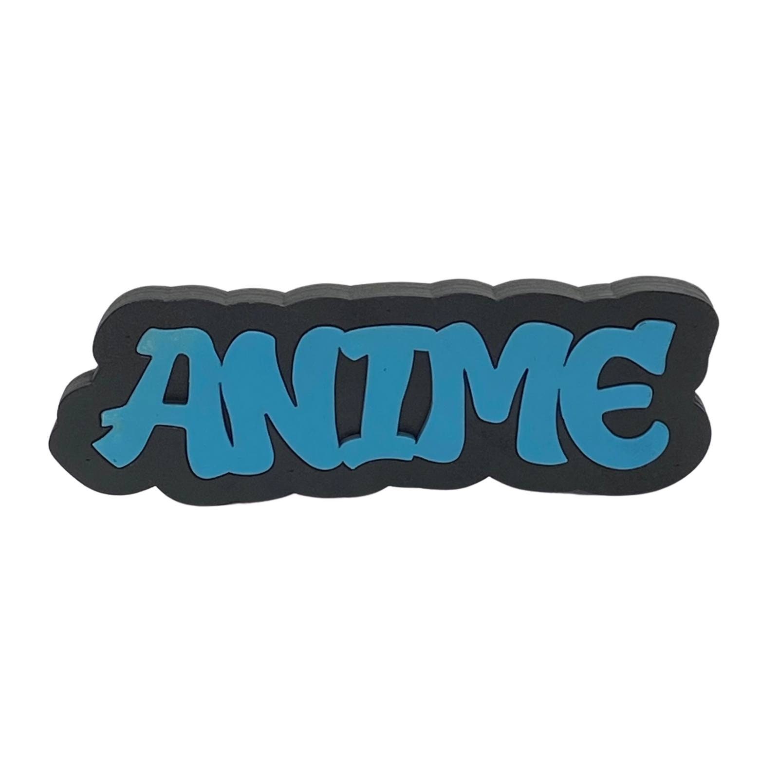 Buy Anime Wood Word Sign Free Standing Graffiti Style Online in India  Etsy