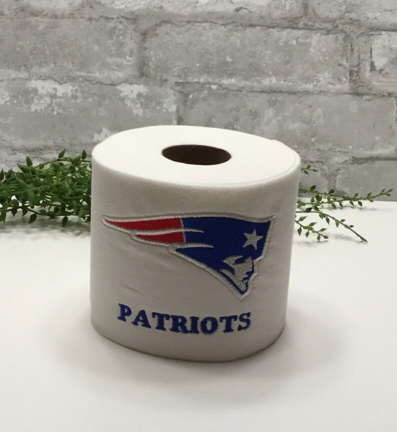 New England Patriots TOILET PAPER Embroidered Toilet Paper. Etsy