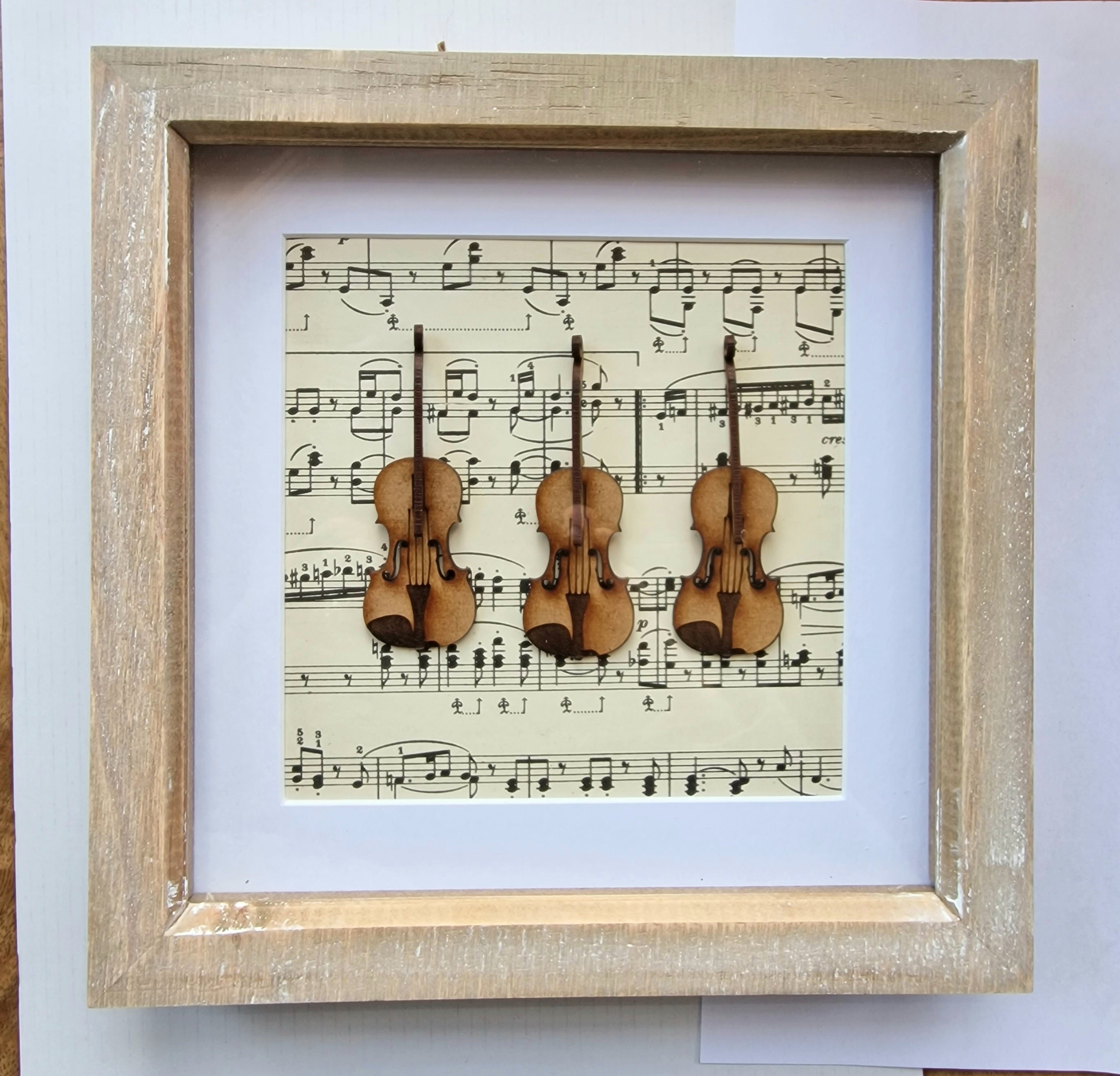 Violin shadow box discount