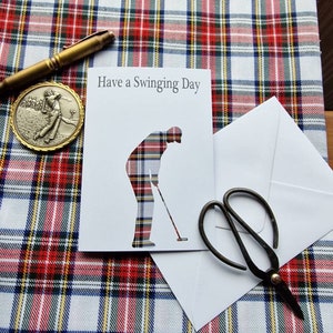 Tarjeta de golf para cualquier ocasión, para damas o caballeros, divertida tarjeta de golf, tarjeta personalizada, regalo de golf inusual.