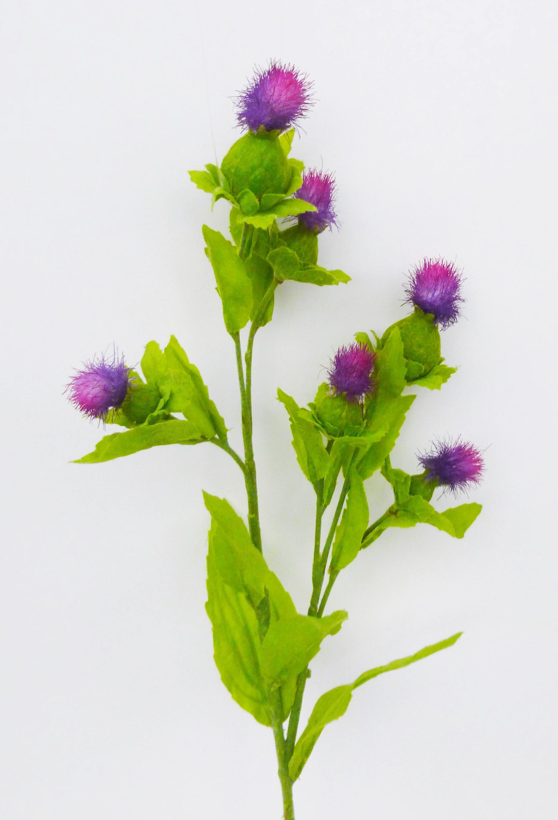 Artificial thistle flowers wild pink for Scottish weddings Etsy