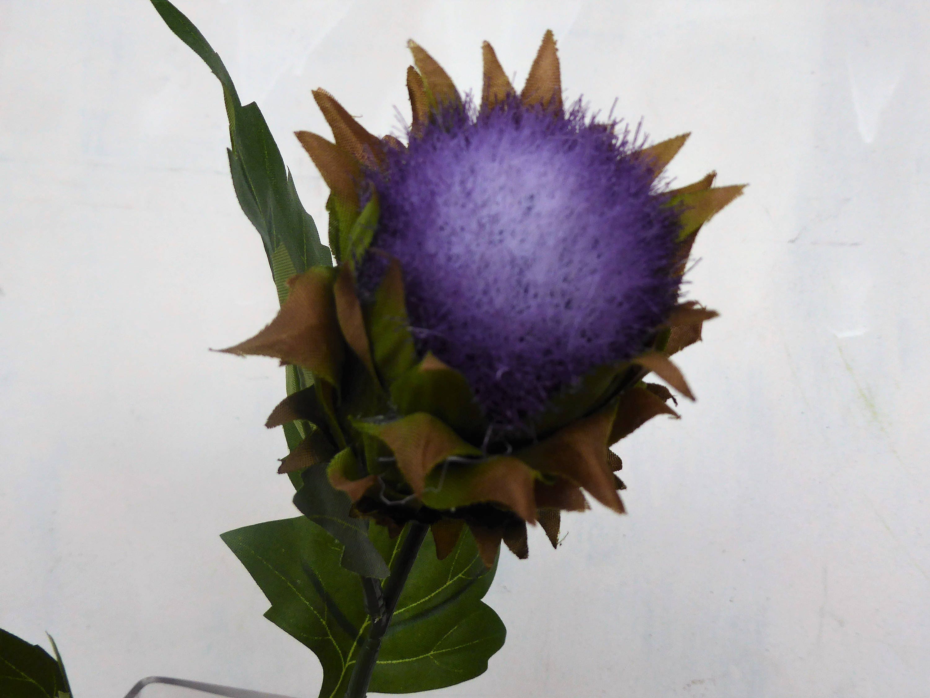 Purple thistle flower faux silk Scottish birthday gift ideal Etsy