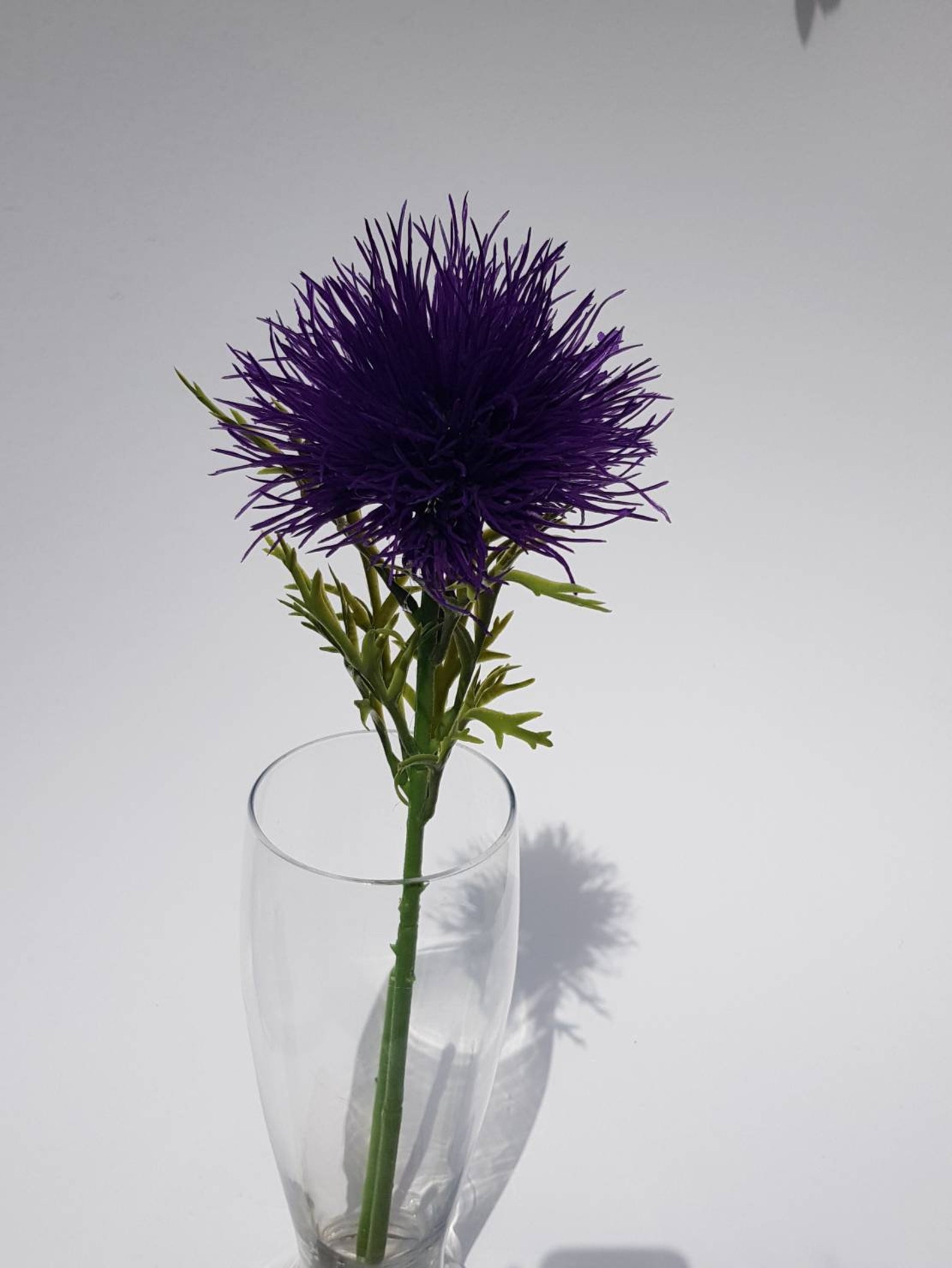 Allium thistle flower purple artificial silk flower Etsy