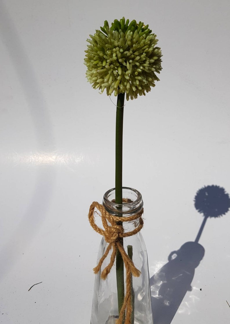 Allium thistle flower green artificial stem ideal for ...