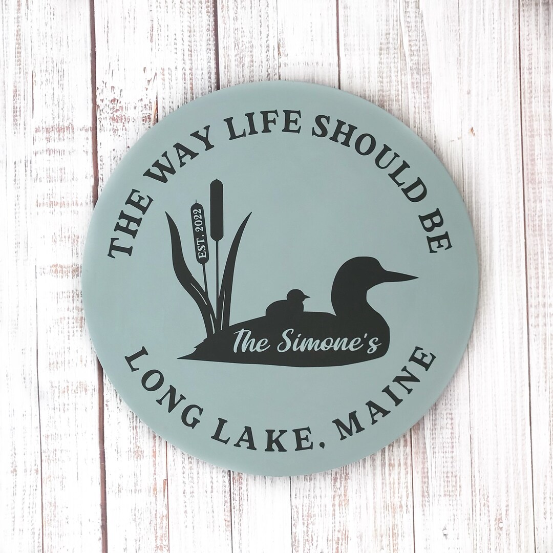 Custom Lake Giftlake House Signlake House Giftlodge Decorlakehouse