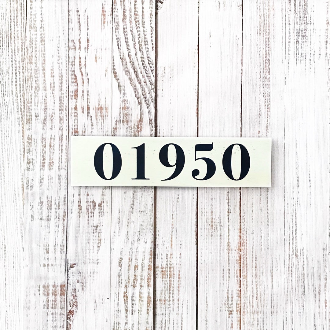 Newburyport MA Zip Code Signmoving Gifthousewarming Etsy