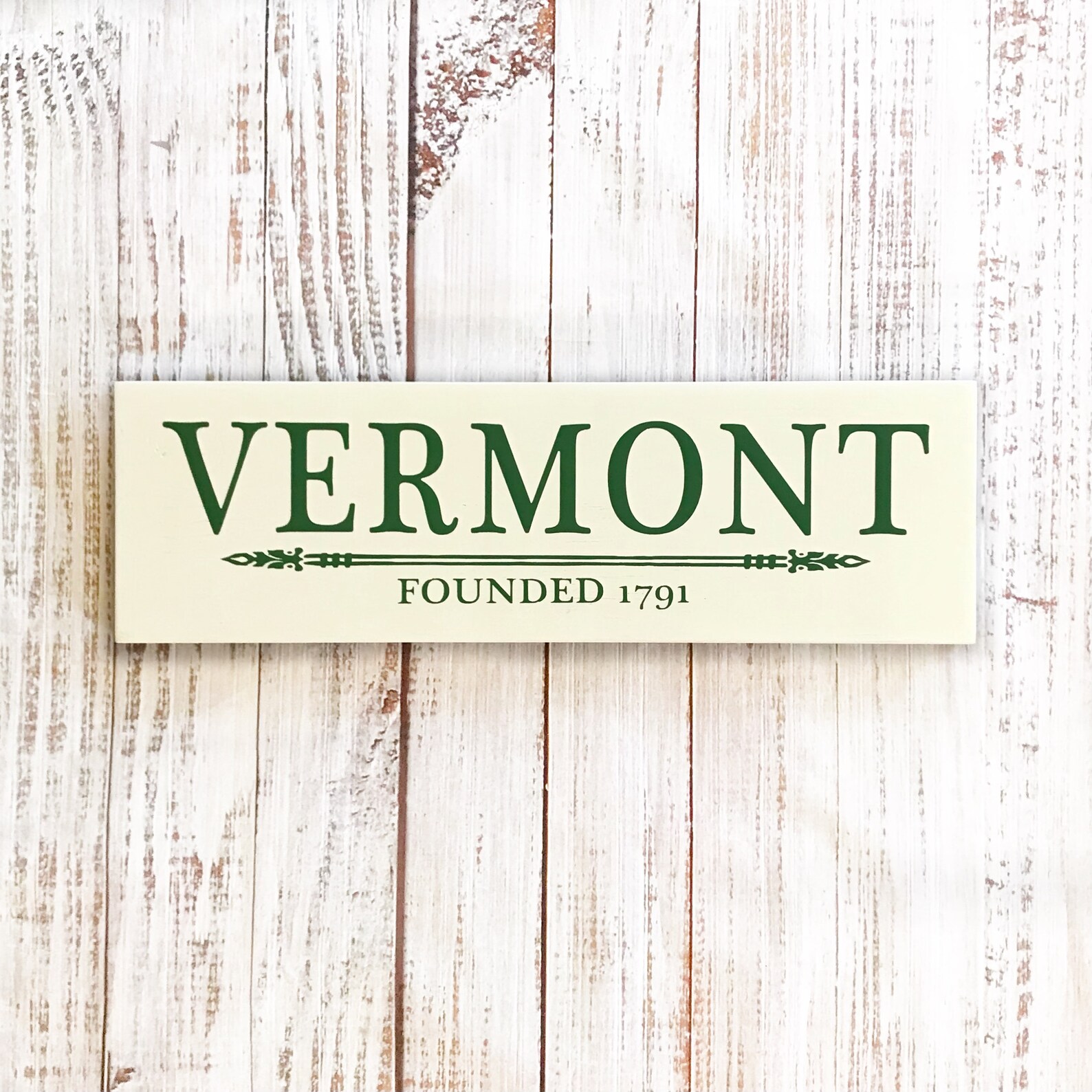 Vermont signVermont foundedstate signgreen mountain Etsy