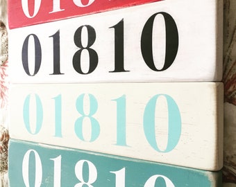 ZIP CODE, Housewarming gift, New home gift, New home, Realtor gift, Personalized gift, Wedding gift idea, Wood sign, Custom sign