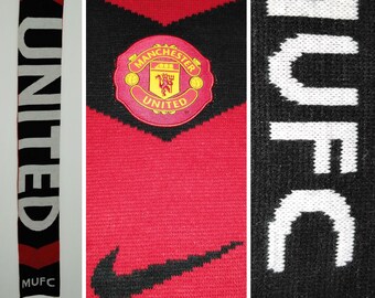 SCARF NIKE MANCHESTER United scarf Red & Black soccer