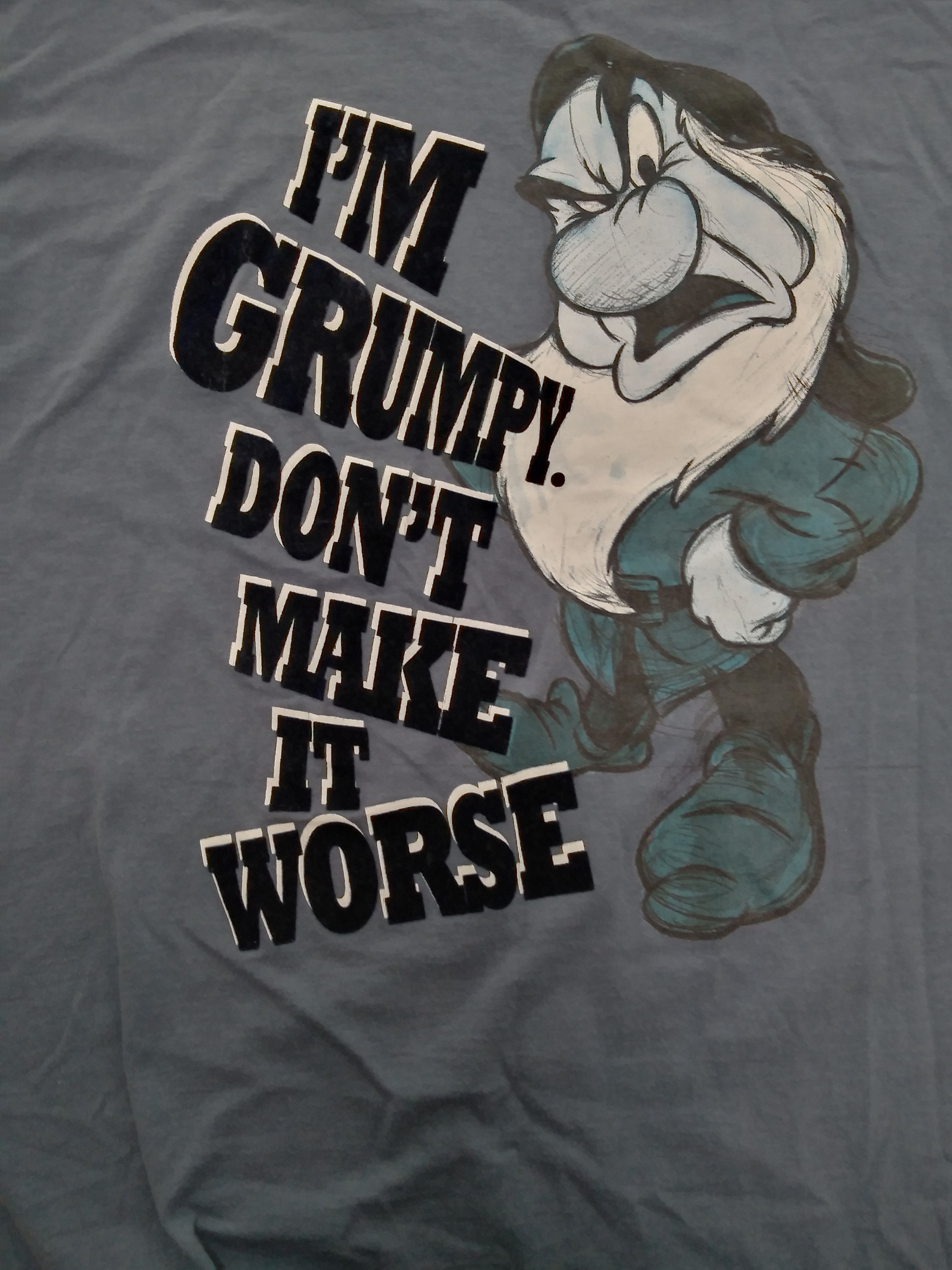 Vintage Disney I'm Grumpy Don't Make it Worse Shirt | Etsy