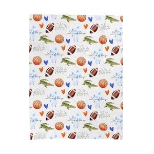 Custom Florida School Spirit Blanket: Personalized Gift For Student Or Fan