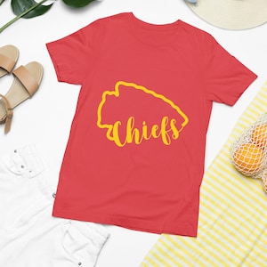 Kansas City Chiefs Tee: Unisex Jersey Short Sleeve Shirt, Bella Canvas