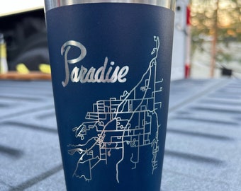Paradise Map Tumbler