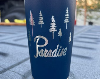 Paradise Trees Tumbler