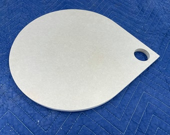 Modelo de MDF de gota de chuva