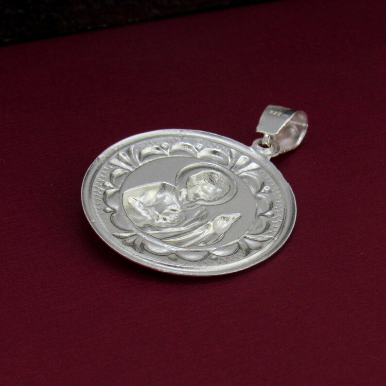 St Jude Medal, Silver Saint Jude, Sterling Silver St Jude Necklace ...