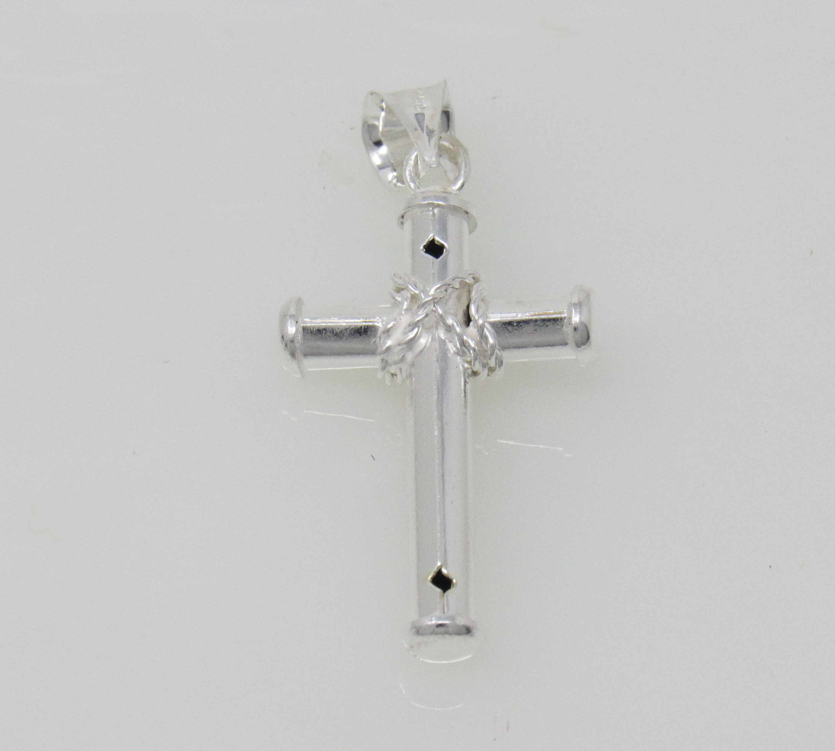 Silver Cross Necklace - Medium main image 1