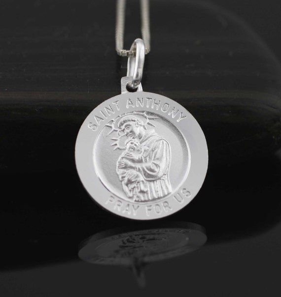 Medaglia In Acciaio Di Sant'Antonio Abate