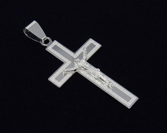 VENACOLY Heiliger Benedikt Halskette S925 Sterling Silber Kreuz St