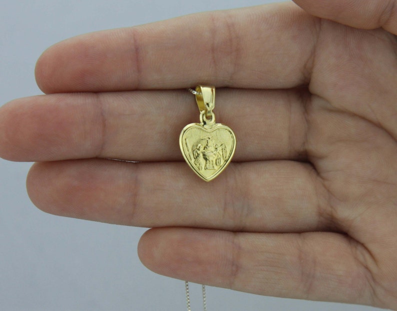 Baptism Medal Holy Baptism Medal Catholic Jewelry Godmother Etsy