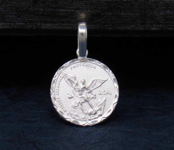 Sterling Silver St. Michael Necklace 