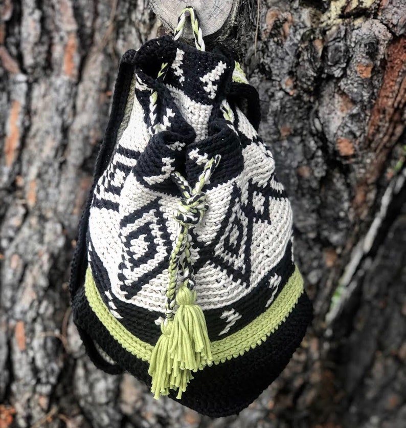 Crochet Boho Backpack Pattern Into the Woods Backpack Etsy