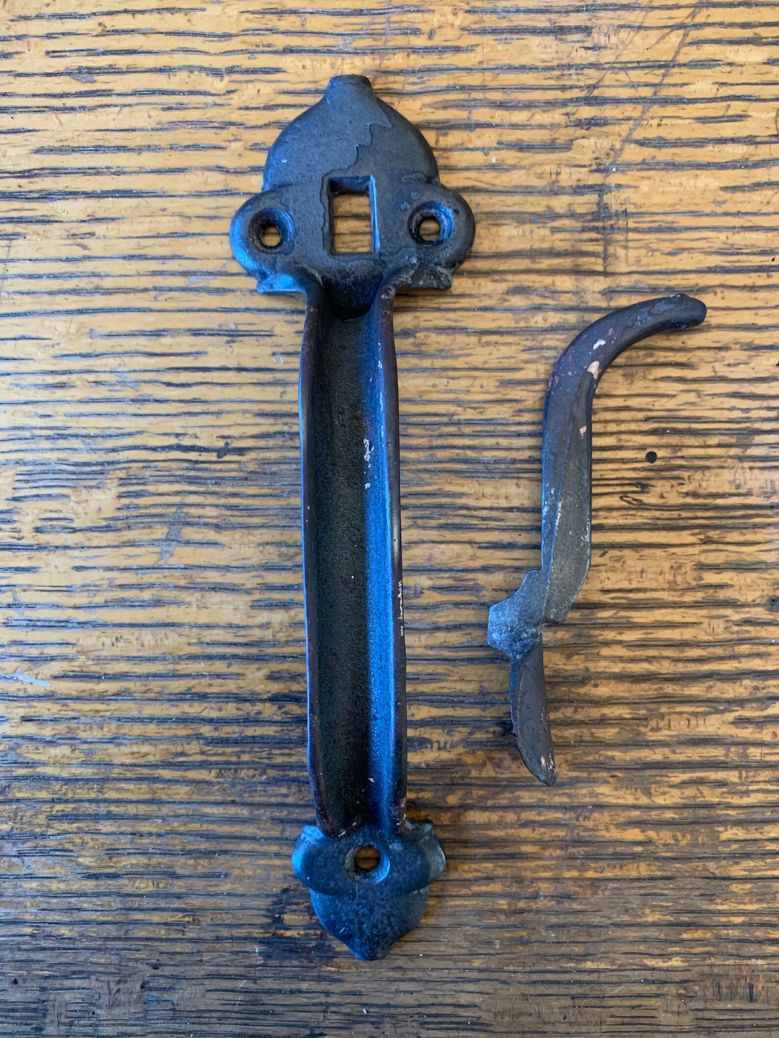 Antique thumb latch handle door hardware Etsy