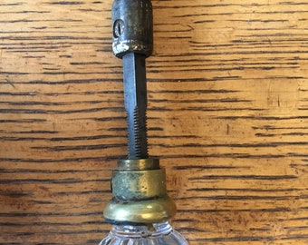 Antique closet glass door knob