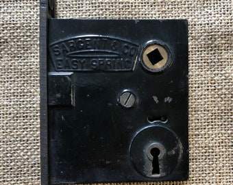 Antique Sargent & Co. Easy Spring Interior Mortise Door Lock