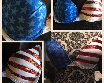 American flag bra | Etsy
