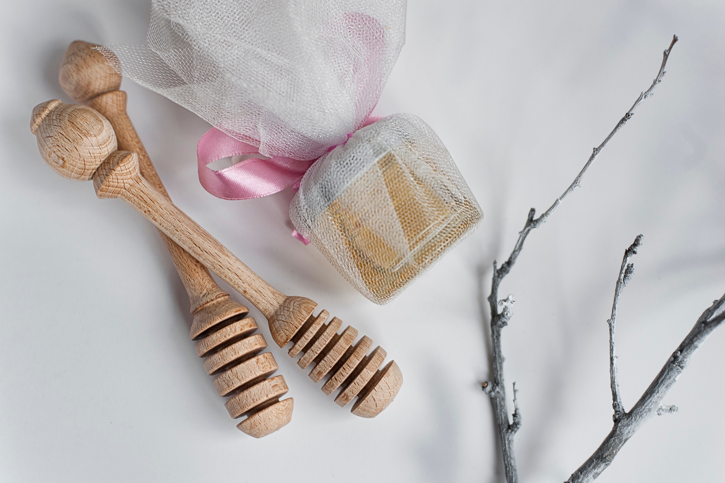 Handmade Wooden Honey Dipper unique design natural wedding Etsy