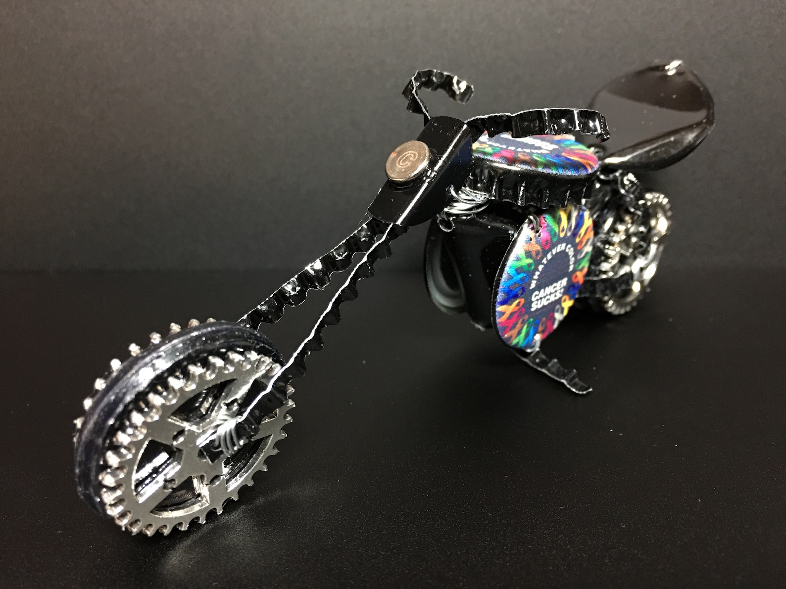 Bottle Cap Motorcycle Bike LIMITED EDITION Caps Metal Art Etsy